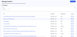 Adding New Content Screenshot