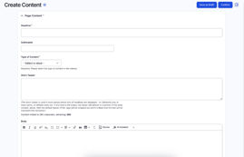 Page Content Screenshot